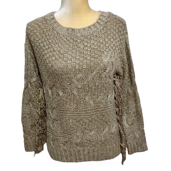 Design Lab Lord & Taylor Fringe Sweater Women S - Picture 1 of 10